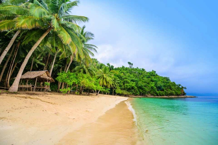 菲律宾 巴拉望岛普林塞萨港巴顿港跳岛一日游(独特沙洲 海底世界 日落