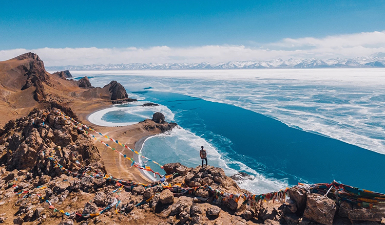 天边秘境西藏纳木错圣象天门2日游纳木措月亮湾那根拉山口念青唐古拉