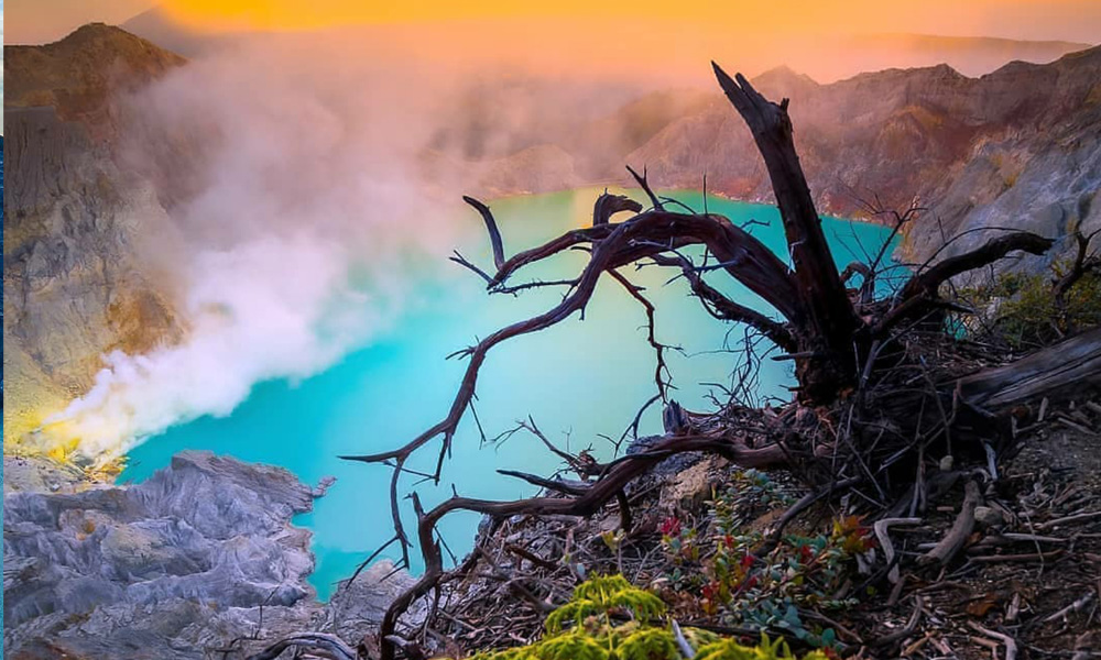 印尼宜珍火山2日游 ijen伊真火山蓝色火焰(巴厘岛出发 蓝色火焰 魔幻
