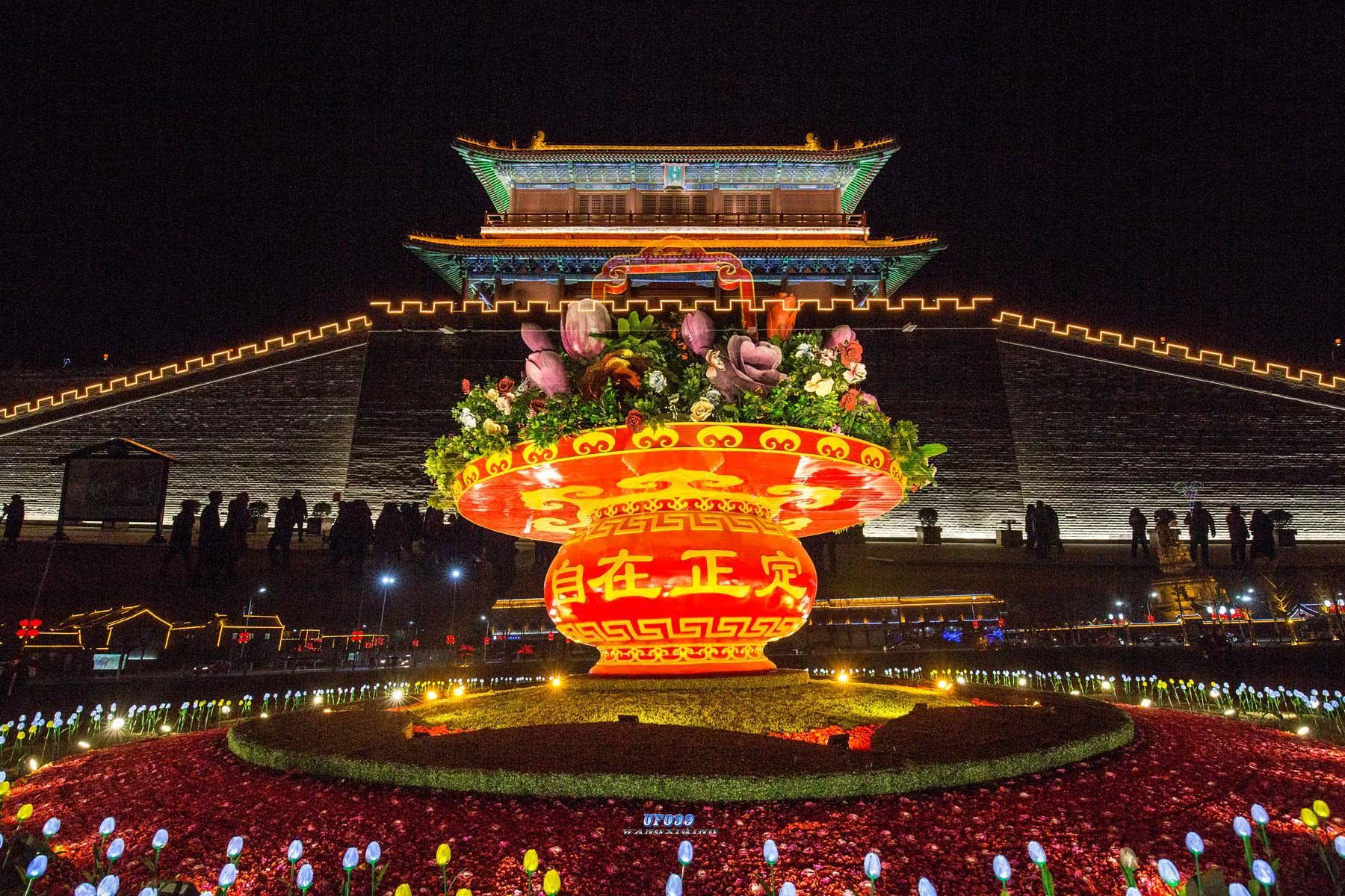 河北石家庄正定古城隆兴寺荣国府一日游千年古寺红楼梦基地家庭出游
