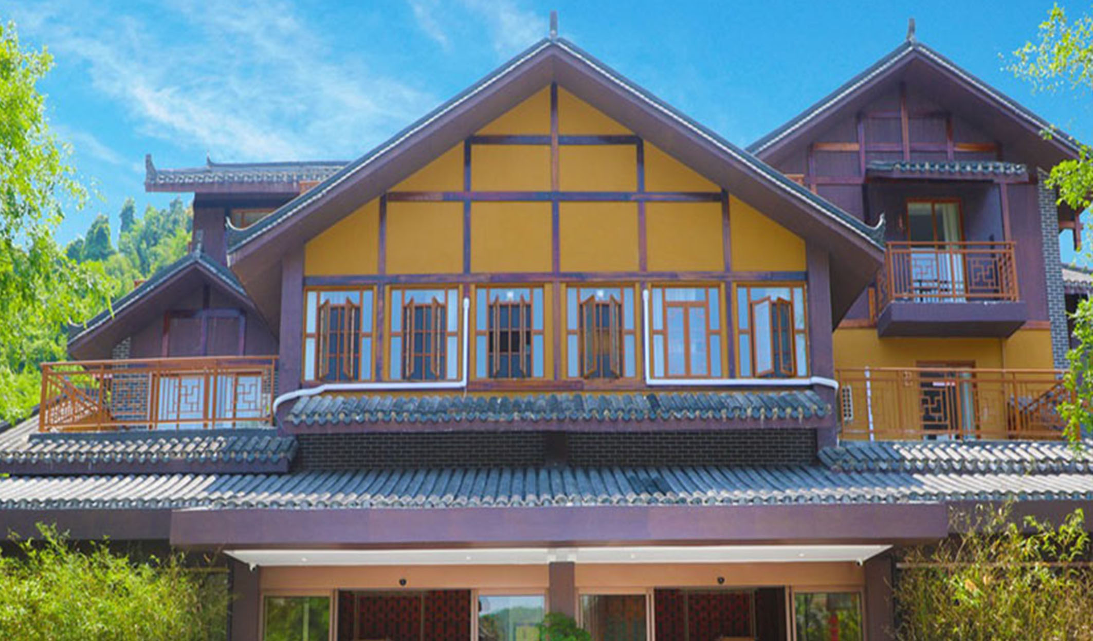 桂林全州大碧头阡陌居酒店2天1晚入住赠送温泉票大地景观门票入园观赏