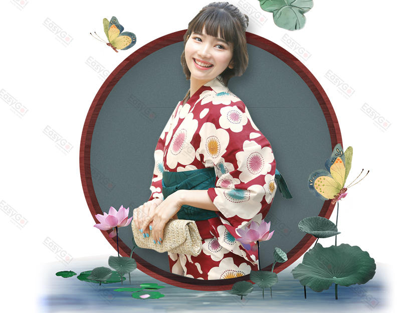 新品特惠东京小袖和服浅草店 和服体验租赁预约(含发型设计/漫步东京