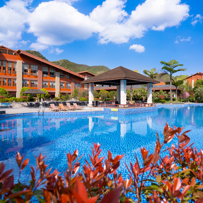 六盘水六枝龙井温泉度假区·瀑布源酒店 一天一晚 丰富营养早餐 免费