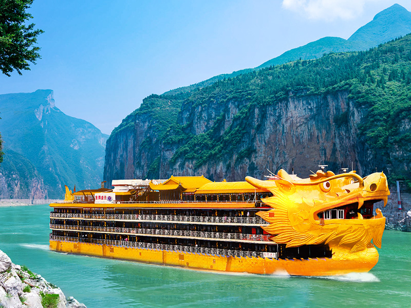 宜昌2天1晚长江三峡豪华游轮旅游(独立阳台江景客房 游船自助餐 长寿