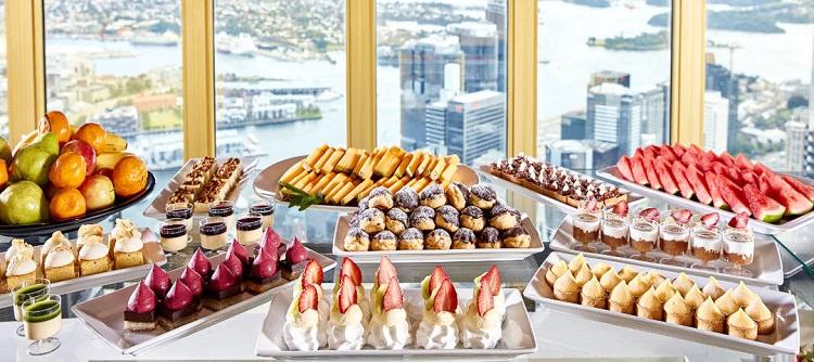 悉尼塔旋转餐厅自助餐