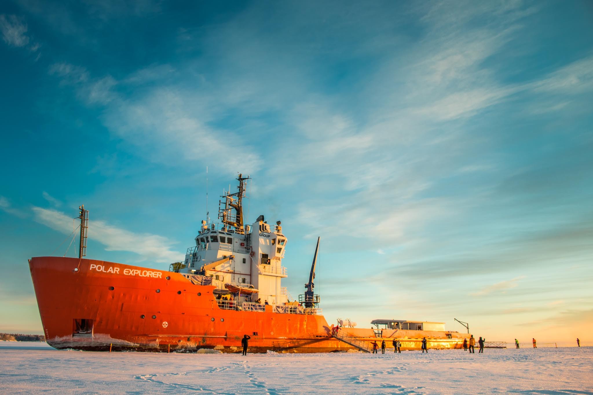 瑞典芬兰拉普兰极地探险号破冰船一日游polarexplorer icebreaker(从