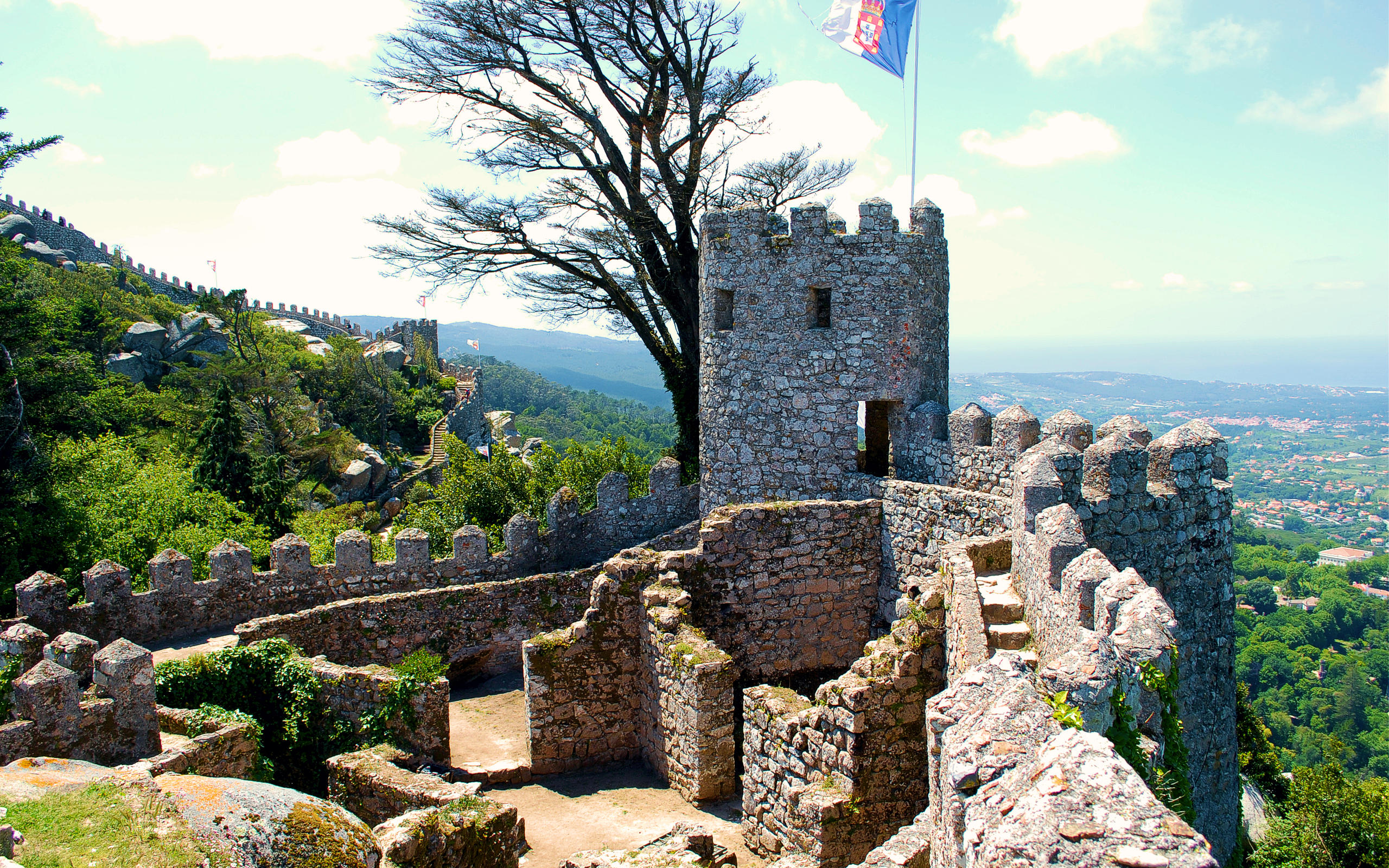 葡萄牙辛特拉摩尔人城堡门票 中世纪城堡/全景观光点,马蜂窝自由行