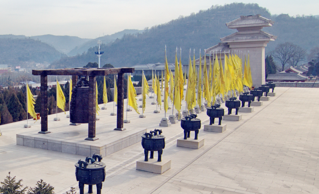 全国出发 情系延安 黄帝陵 轩辕庙 壶口瀑布 南泥湾 宝塔山 枣园革命