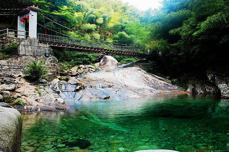 黄山翡翠谷景区翡翠谷九龙瀑布官方电子门票提前半小时预订换票入园无