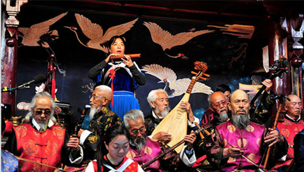 民俗文化纳西古乐纳西族人民以儒道文化为代表