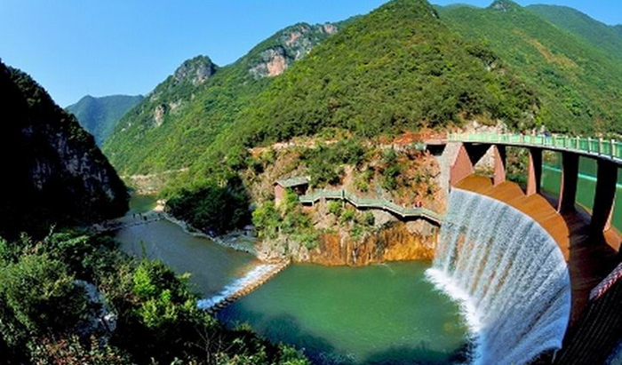 十堰郧西五龙河风景区门票中原小九寨天然氧吧入园保障