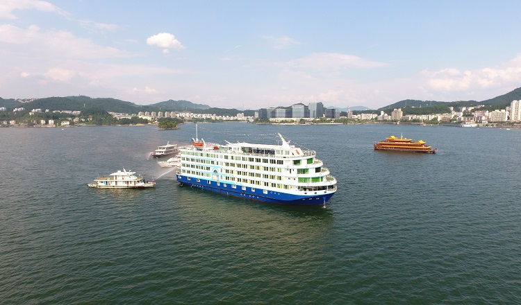 官方直营 千岛湖伯爵号豪华游轮 5层奢华游轮 免费体验5楼阳光甲板 含