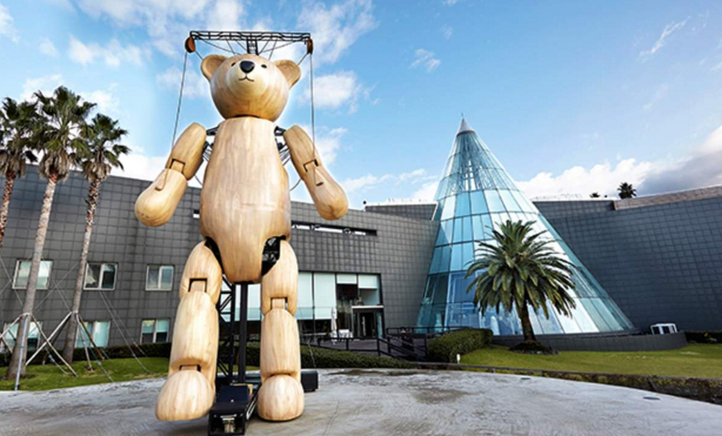 少女心济州岛泰迪熊博物馆宫特别展览路易威登泰迪熊9米最大泰迪