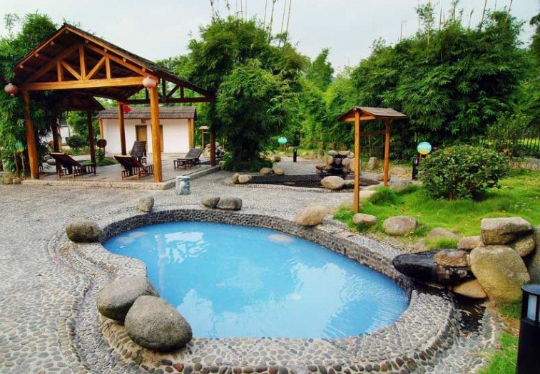 湖南郴州汝城温泉福泉山庄住宿一晚含双人早餐双人温泉