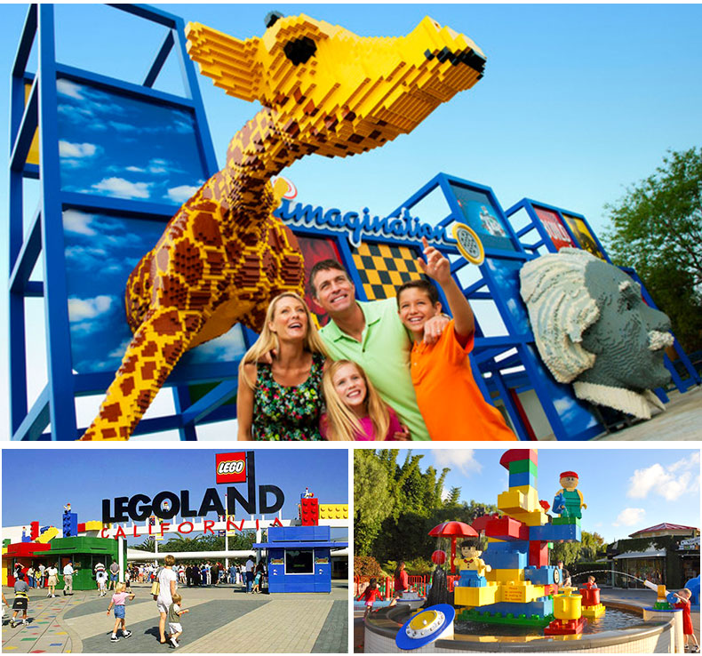 圣地亚哥 加州乐高乐园 1日跨园 电子票(下单秒出票/扫码入园/亲子