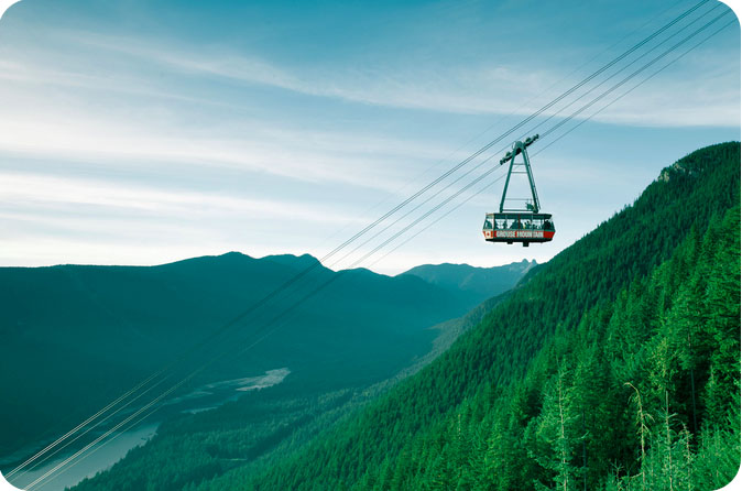 加拿大温哥华格劳斯山grousemountain山顶体验门票含缆车