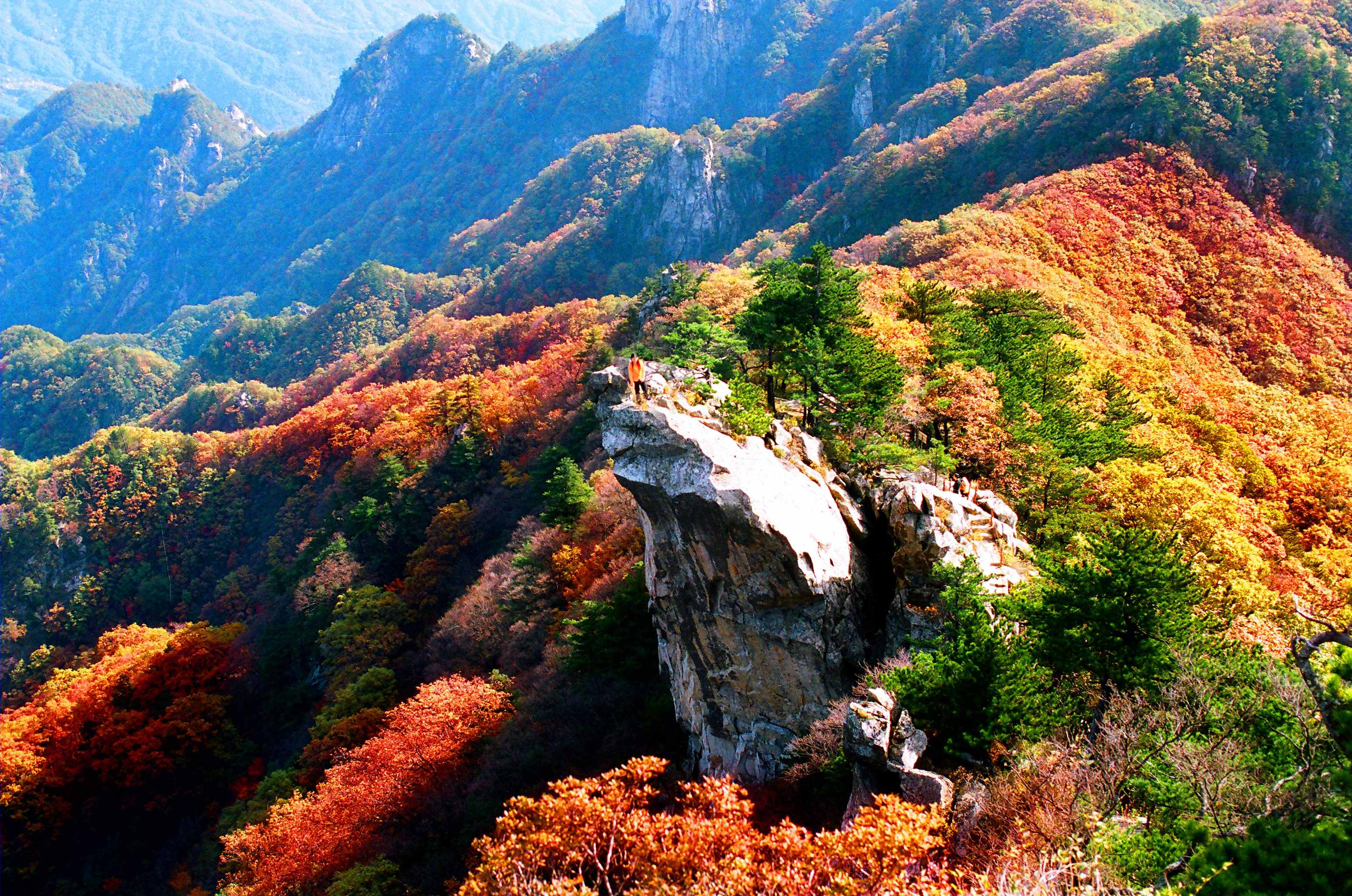 五朵山风景区,国家4a级旅游区,是南阳伏牛山世界地质公园的主要园区之