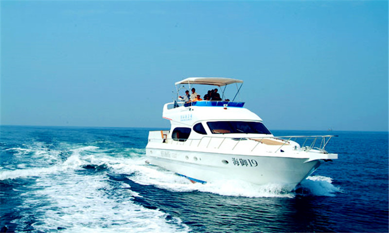 深圳南澳豪华游艇可拖网捕鱼捕获鱼全归游客