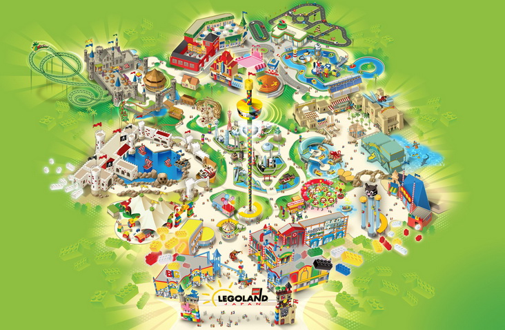 日本名古屋乐高乐园legoland主题乐园可选水族馆套餐电子票无需打印