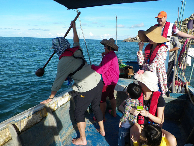 霞浦大京沙滩出海捕鱼体验这边不只有滩涂日出日落跟着船老大出去浪一