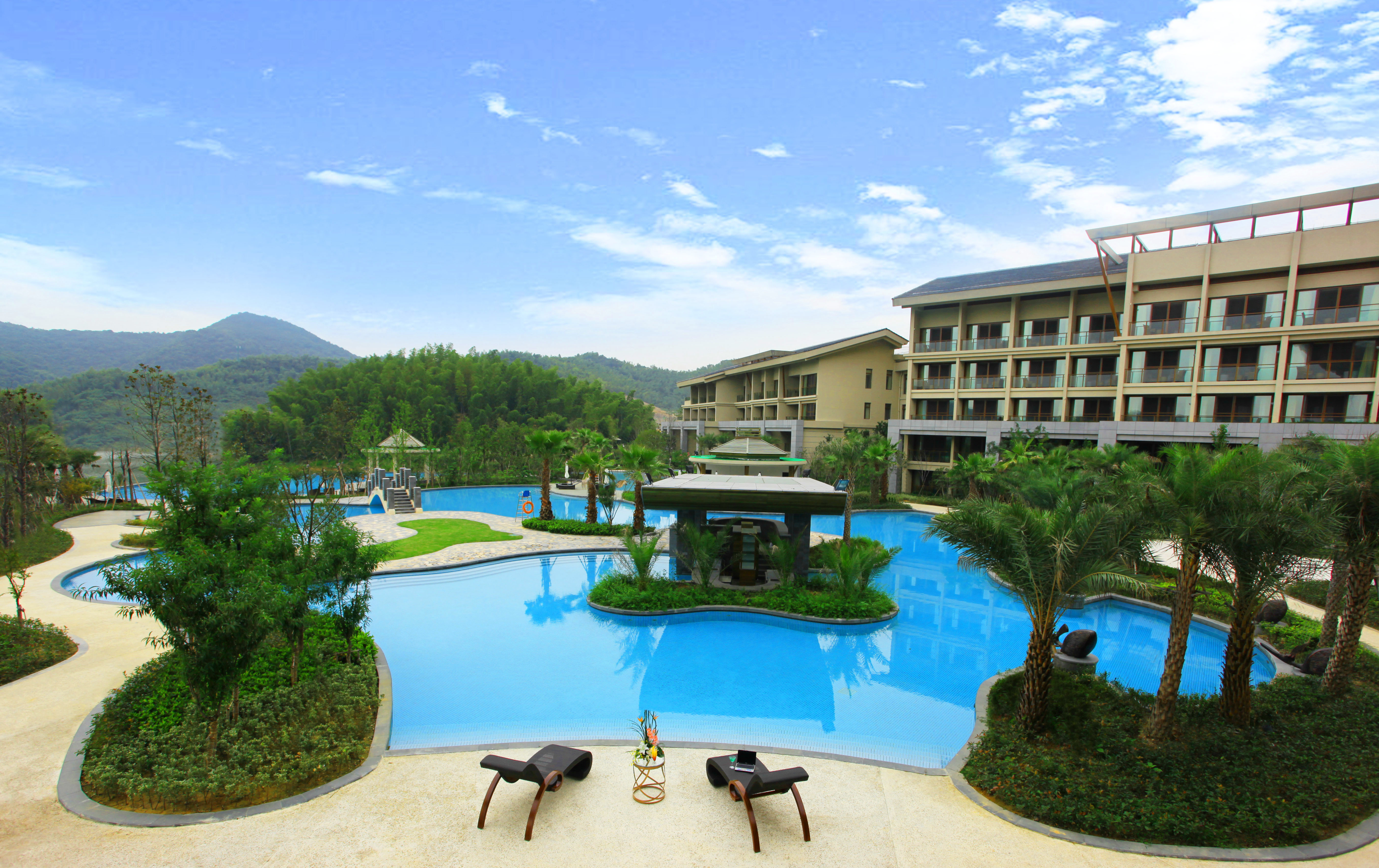 宁波九龙湖开元度假村(上下五层儿童乐园,下午茶,郑式十七房,九龙湖