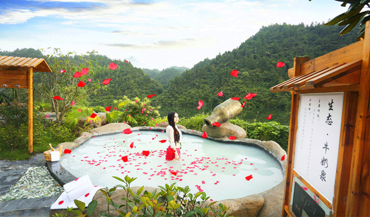 江西上饶婺源婺里天禧温泉酒店1晚住宿赠双人婺里天禧温泉门票