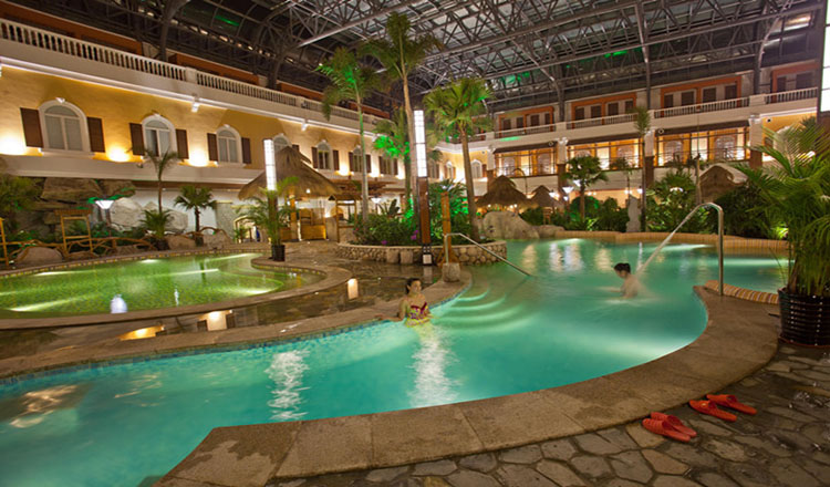 温泉套餐辽阳碧湖温泉度假村酒店套餐(含1晚住宿,双早,温泉体验)