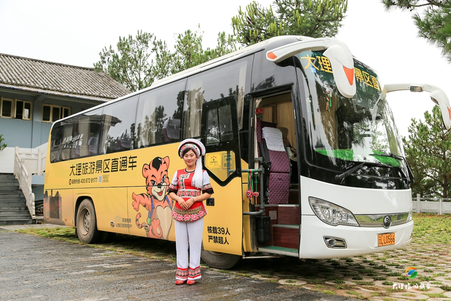 丽江大理景区直通车丽江出发舒适大巴车安全快捷
