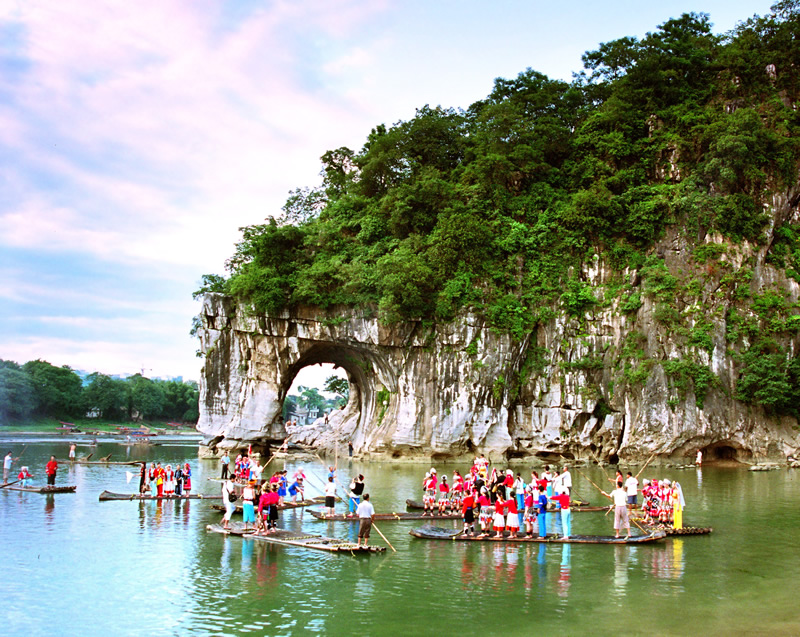 店庆优惠桂林象鼻山公园门票景区电子票100入园保障未使用随心退