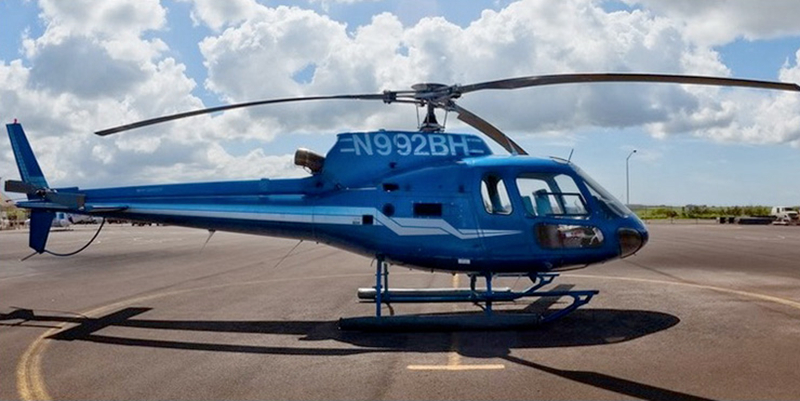 畅游夏威夷岛直升机空中观光之旅火山大岛