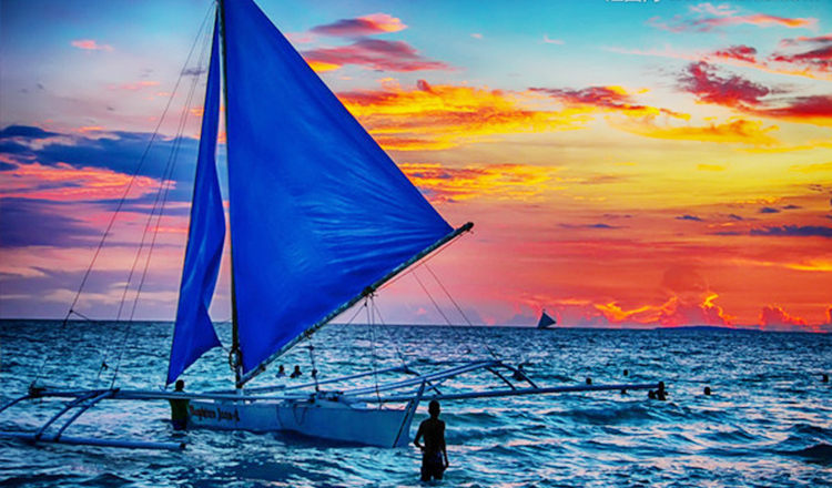 菲律宾长滩岛螃蟹船出海 跳岛浮潜一日游(螃蟹大虾bbq午餐)
