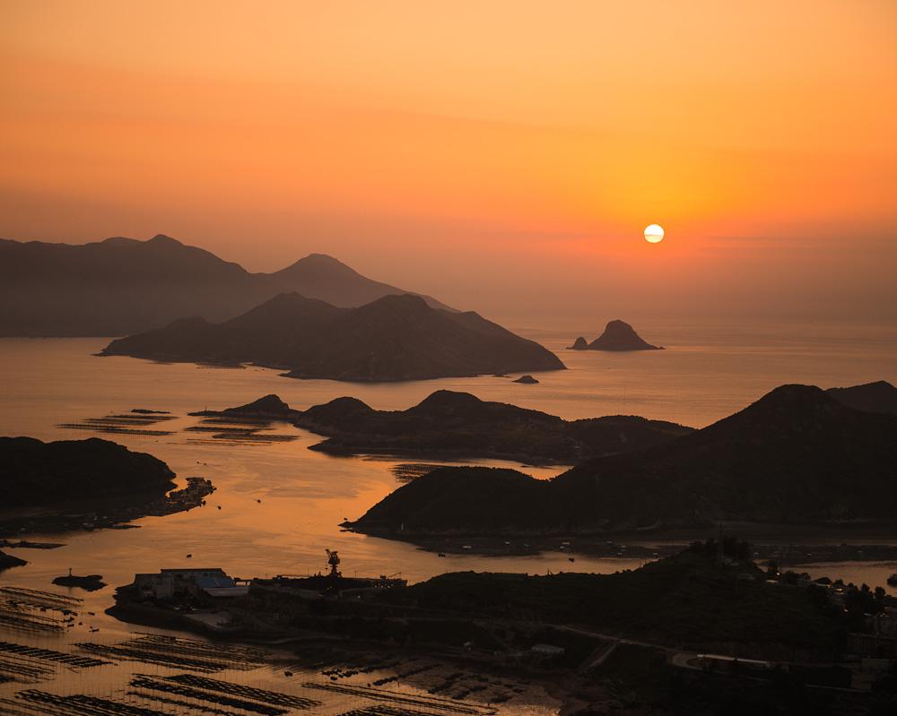 日出 三沙镇 吕峡下尾岛 杨家溪 浒屿澳小渔村 小皓-东壁日落(东壁网