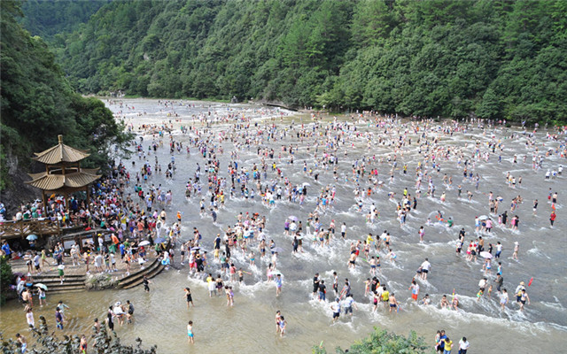 宁德旅游屏南白水洋门票鸳鸯溪大峡谷漂流门票