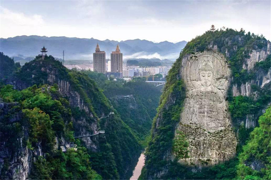 重庆芭拉胡风景区电子票芭拉胡风景区欢迎您含玻璃栈道