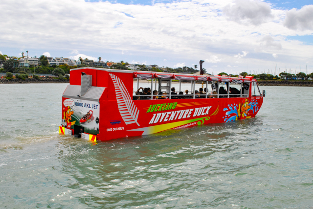 新西兰 奥克兰水陆鸭子船体验之旅(duck tour/60分钟观光)