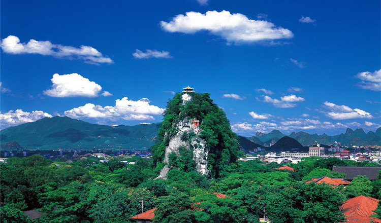 桂林独秀峰王城走进王城知桂林支持随时退