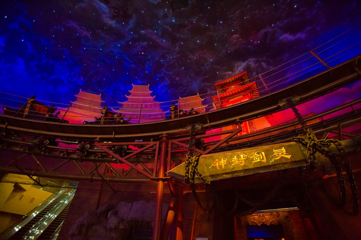 青岛东方影都万达茂青岛万达电影乐园双馆龙宫夺宝灵剑封神