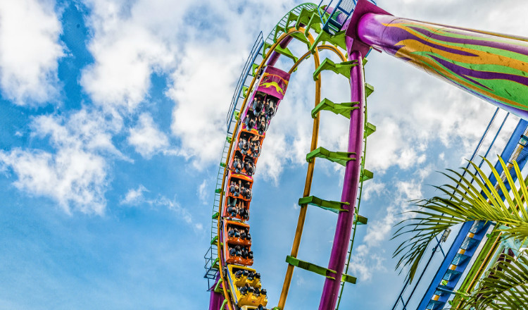 不论是"海洋天地"的过山车,摇摆船,跳楼机,或是"急流天地"和"动感天地