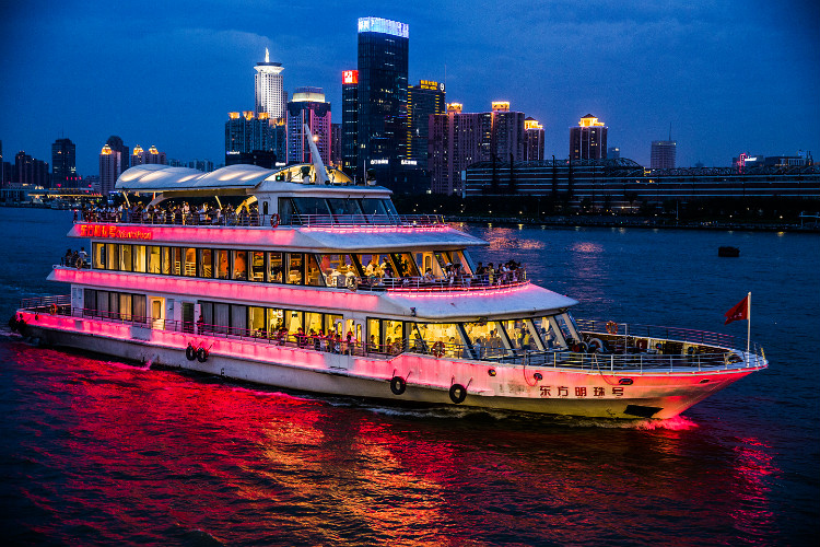 上海自然博物馆 东方明珠b票 浦江游船