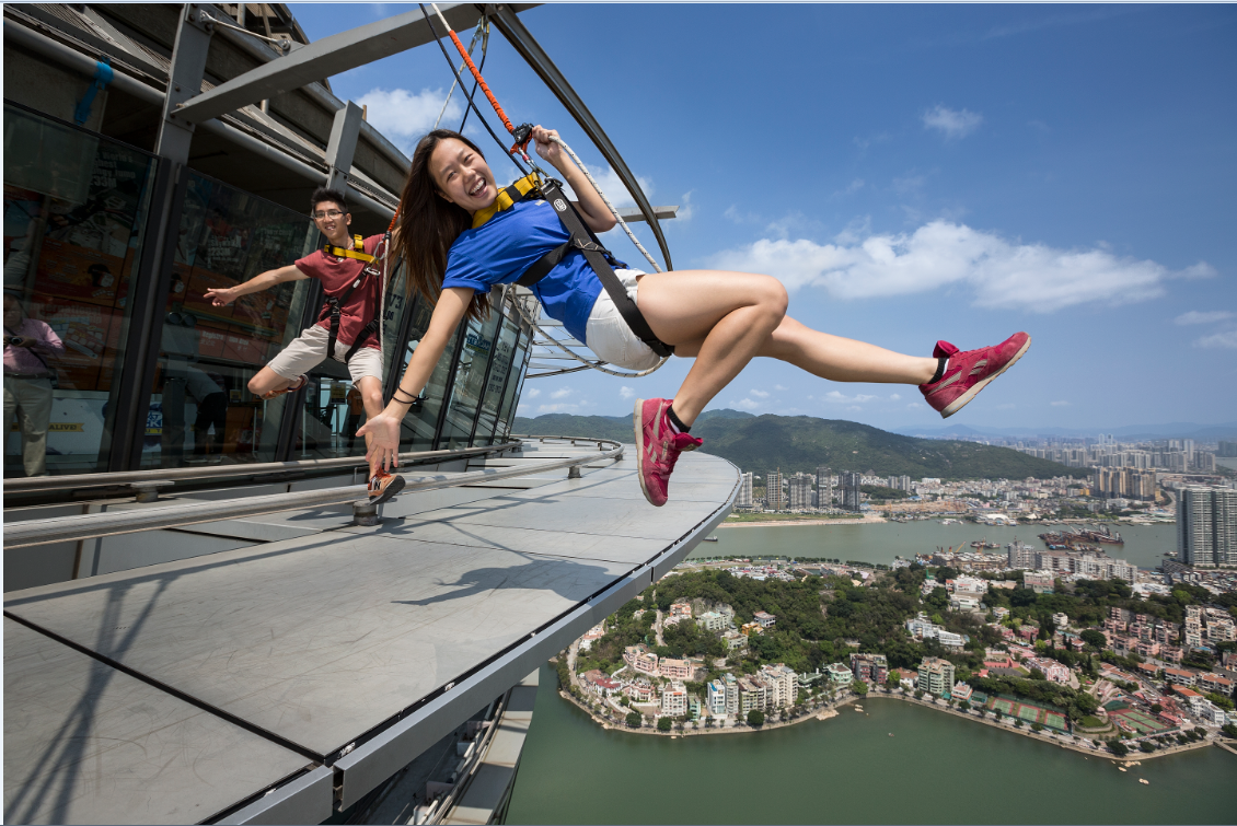 澳门观光塔户外极限体验