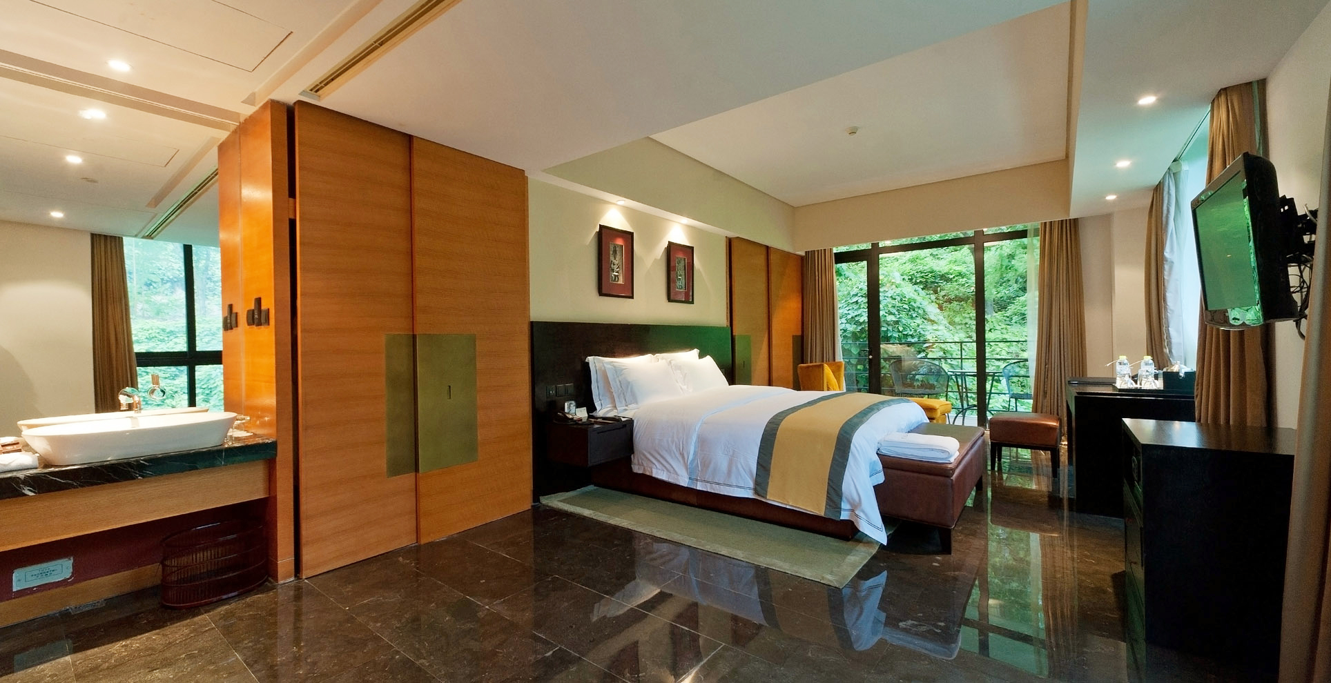 溧阳涵田度假村酒店2天1晚套餐含天目湖涵田半山温泉自选天目湖山水园