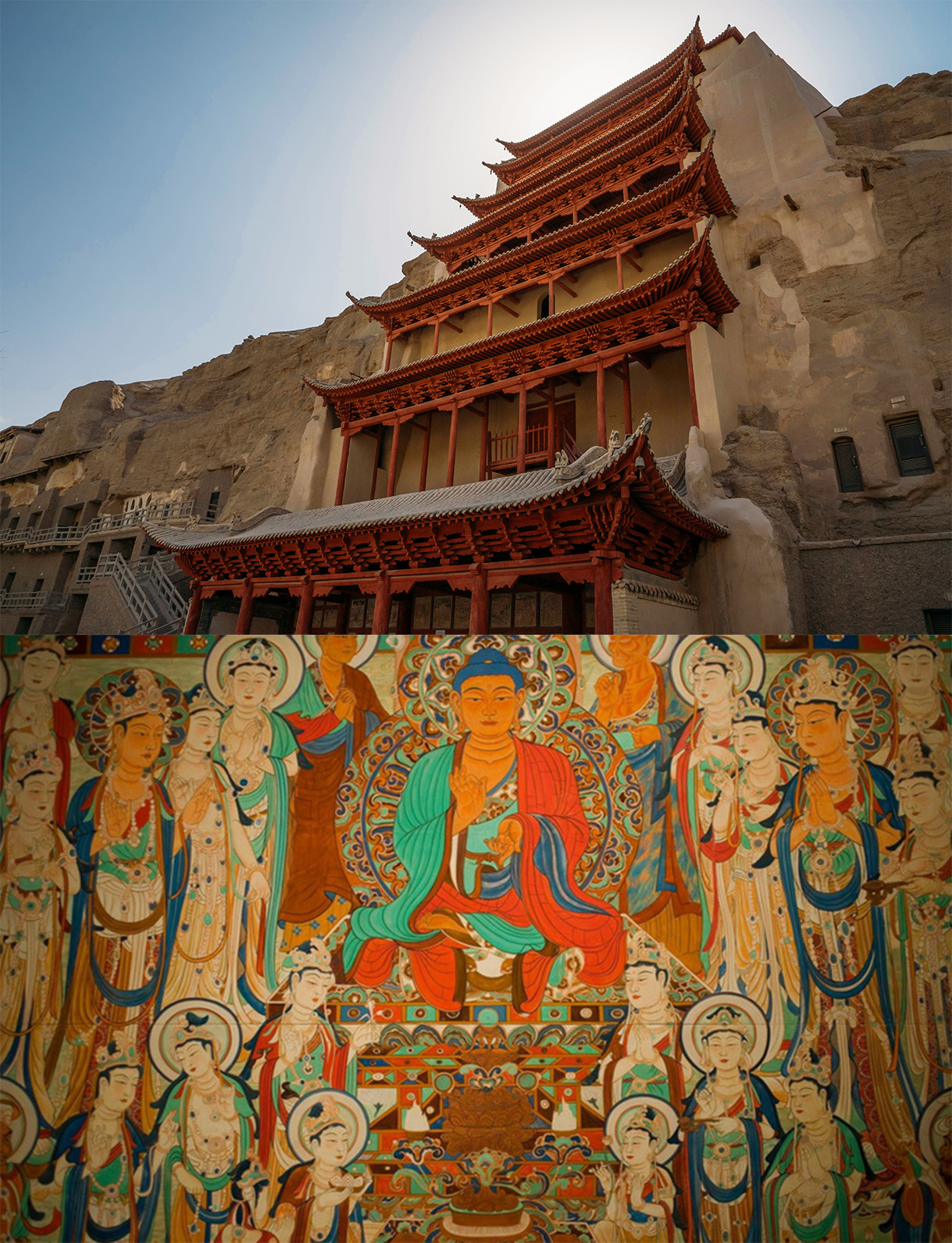 莫高窟又见敦煌带你实景穿越90分钟从两千一百年前走到今天