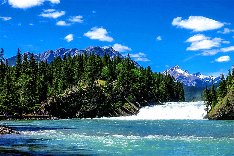 卡尔加里起止一日游·落基山班夫赏山游-班夫国家公园 魔鬼岩 弓河