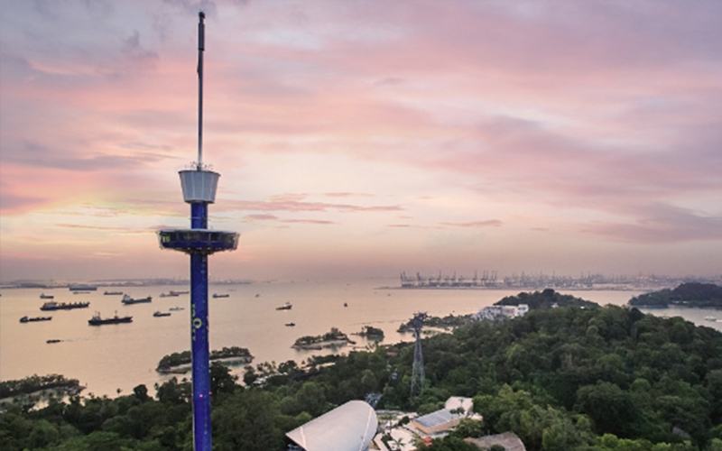 新加坡圣淘沙tiger摩天塔单次入园无限次入园