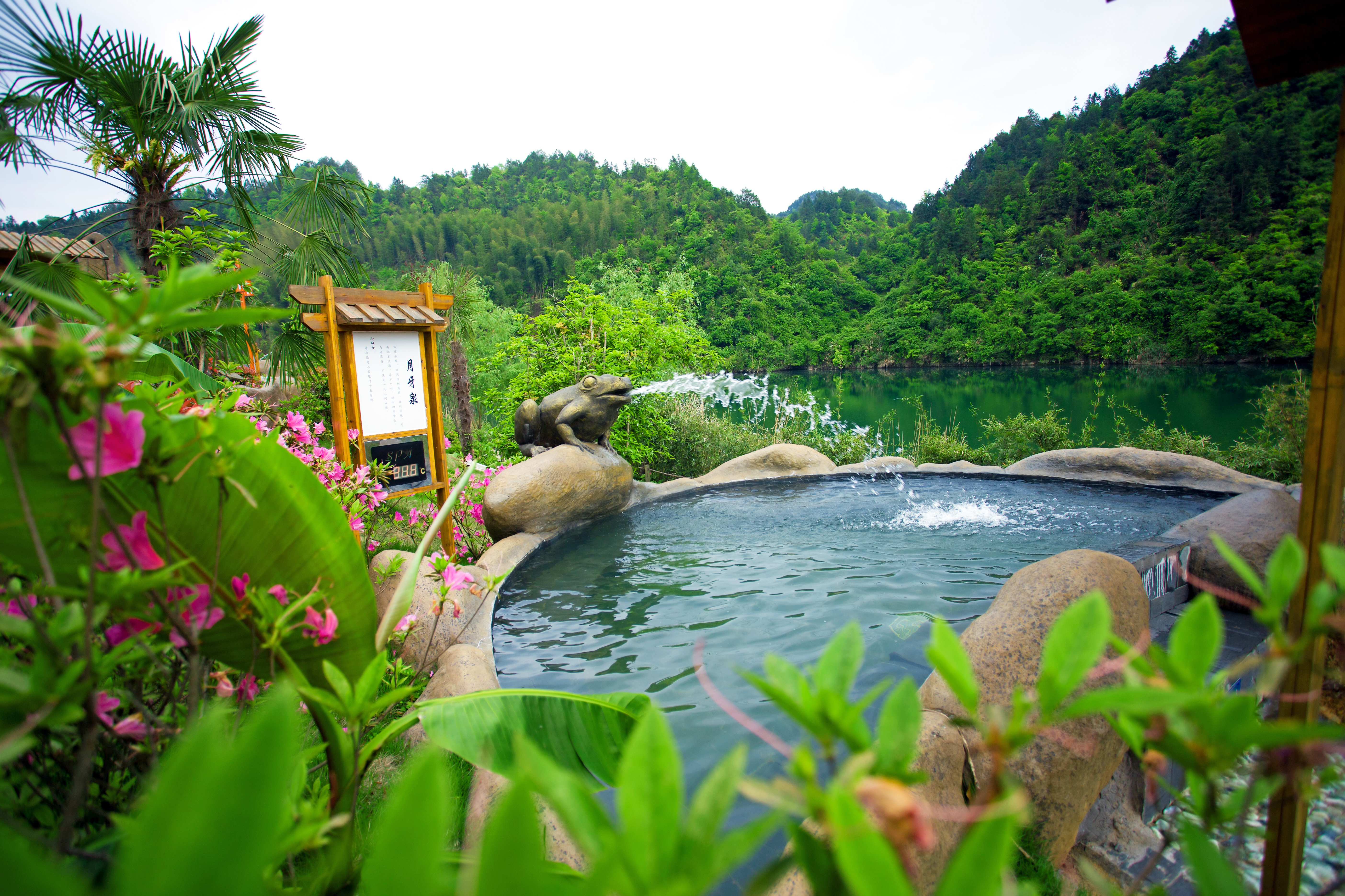 婺源婺里天禧温泉酒店1晚无限次天禧温泉门票2张自助早餐2份近篁岭