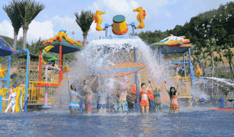 永定天子温泉度假村温泉票含园区内万林水上乐园超嗨玩水超爽温泉体验