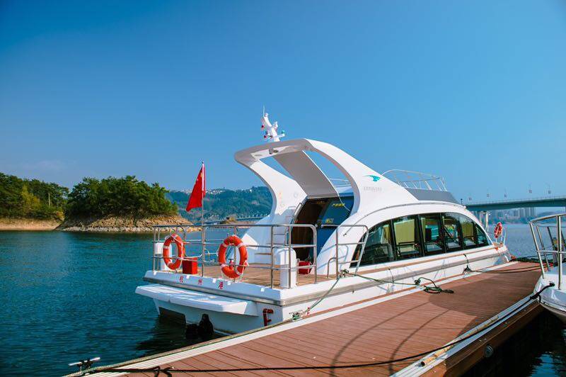 1小时生效千岛湖东北湖区进贤湾门票豪华游艇票电子票小众游