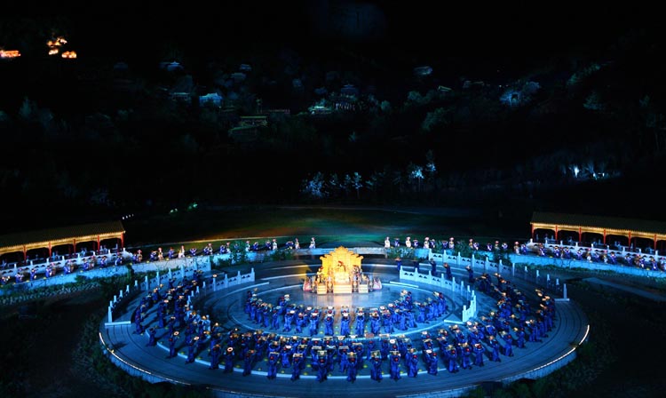 今日有票鼎盛王朝康熙大典演出门票承德康熙大典实景演出ab区