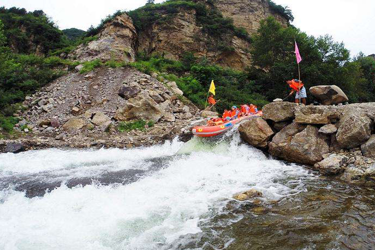 河北承德雾灵山恒河源高山漂流天桥峪玻璃吊桥2日游