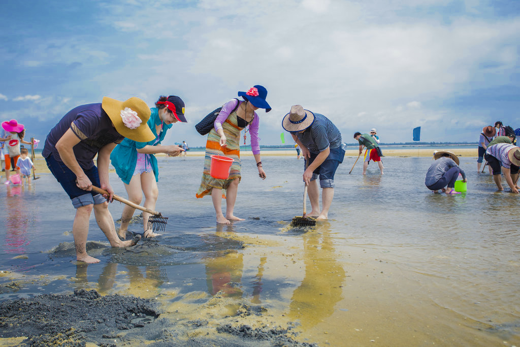 渔民时光赶海抓螃蟹一日游可升级帆船游艇五缘湾滩涂赶海地笼捕蟹上门
